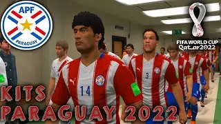 Kits De Paraguay | Copa Mundial de Fútbol Qatar 2022 | Pes 2016 pc