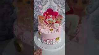 Детский торт! Кукла ЛОЛ!