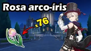 Rota de farm Rosa Arco-íris [ Raibow Rose ] - Genshin Impact