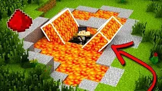 MINECRAFT: How To Build A Hidden Redstone Bunker [Secret Base Tutorial]