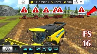 Farming Simulator 16/Almitade Harvesting Machine time lapse