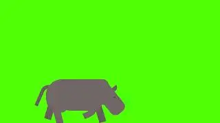Aceratherium Green Screen for 