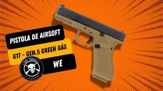 REVIEW | GM TATICO | PISTOLA DE AIRSOFT G17 WE DUAL TONE