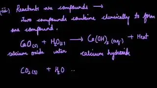Transformation of substances 001
