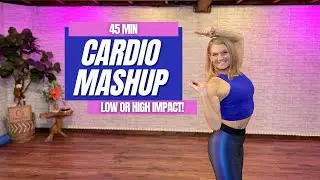 CHOOSE YOUR ADVENTURE CARDIO MASHUP WORKOUT!! LOW OR HIGH IMPACT