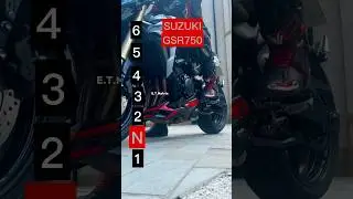 Maximum speed for each gear on a Suzuki GSR 750