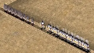 100 swordsman Vs 100 arab swordsman