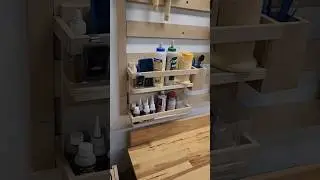 Easy glue rack with french cleats 