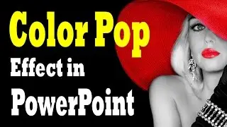 Color Pop Photo Effect in PowerPoint - Photo Design Tutorial and Download