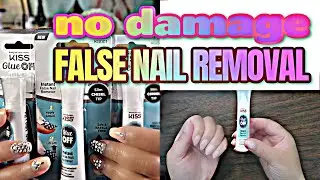 Easily remove press-on nails without damage using Kiss Glue Off - quick effortless!