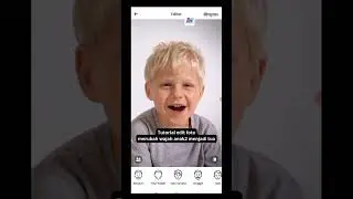 Tutorial edit foto bocil jadi tua
