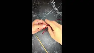 Tutorial cómo hacer la pulsera 7 nudos de protección roja