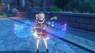 Barbara Black Elegant Dress MOD - Genshin Impact