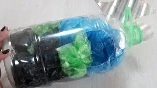 Лайфхак для пакетов.  лайфхак из бутылки