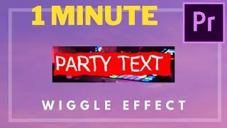 Premiere Pro CC  How to do a Wiggle Text Effect
