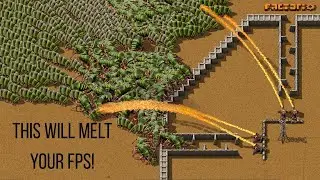 Factorio Firewall (Only Flamethrower Defense)