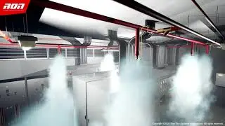Victaulic Vortex Hybrid Fire Suppression System - Unreal Engine Fire System Animation