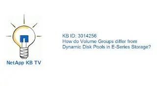How do Volume Groups differ from Dynamic Disk Pools in E-Series storage?