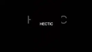 HECTIC meaning with an example