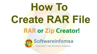 How To Create RAR File | How To Create Zip File