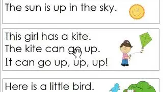 Very first sight word sentences 33 up