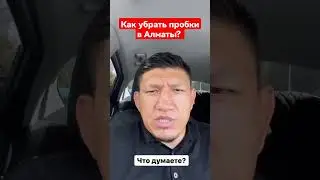 Kuat Khamitov explained how to eliminate traffic jams in Almaty.