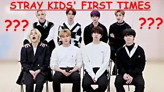 stray kids talk about their first times