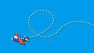 Plane path animation in After effects | Adobe After Effects tutorial | Plane Animation