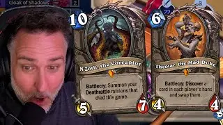 Flower Power Hunter vs N'Zoth Druid! Theotar Card Trading Madness!