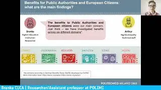 Presentation of the Copernicus4regions online survey by dr. Branka Cuca
