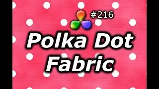 DaVinci Resolve Tutorial: How to Create a Polka Dot Farbric Background