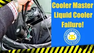Cooler Master - Master Liquid 120 Lite FAILURE! - Air Cooling vs Liquid in Ethereum Mining RIG!