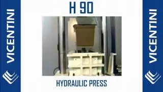 VICENTINI H90 TYPE HYDRAULIC RAM PRESS FOR CERAMICS