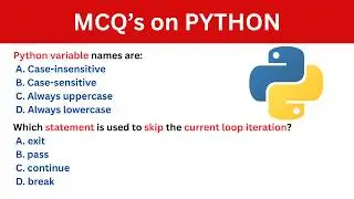 Python MCQ Questions with Answers | Can you Score 15/15?