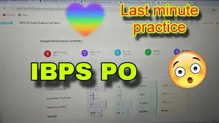 //🎯🔥IBPS PO EXAM PREPARATION🔥//BANKING EXAM VLOGS-1#IBPS PO#IBPS CLERK#SBI CLERK#STUDY VLOG 🥰