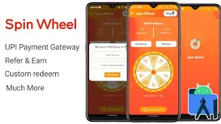 Spin Wheel Game Android Studio Spin And Earn Earning App Android Studio | Spin Wheel Source Code