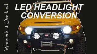 How To Install LED Headlight Kit- Toyota FJ Cruiser
