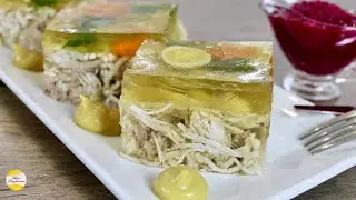 ЗАЛИВНОЕ ИЗ КУРИЦЫ ЗА 2 ЧАСА! ХОЛОДЕЦ!