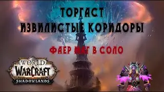 Прохождение World of Warcraft Shadowlands 9.0.2 Торгаст Извилистые Коридоры в Соло Фаер Маг