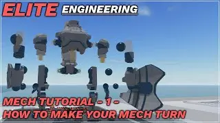 Roblox Elite Engineering - How to make a mech turn with your mouse