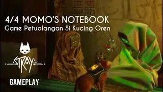 STRAY FOUND 4/4 notebook Speedrun Play , STRAY Cat Game Play,  STRAY The Slums GamePlay Walkthrough