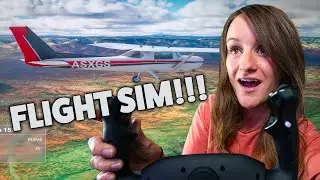 Flight Simulator Set Up + Flying!!! ✈️