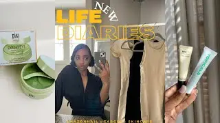 I'M FEELING MYSELF! Skincare + Amazon haul + Shower routine | VLOG