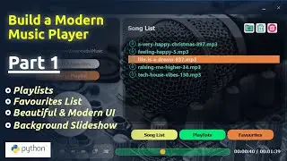 Part 1 - Build a Modern Music Player (PyQt Full Tutorial)