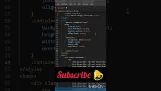 change scroll bar style in css | how to change scrool bar style | learn css 