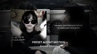 PRESET ALIGHT MOTION