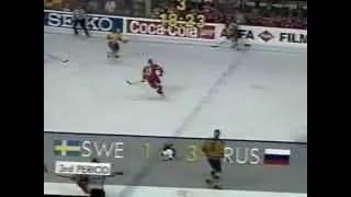 ЧМ 1993 по хоккею, Россия - Швеция, финал, 3 период