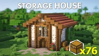 Minecraft | How to build a Storage House | Tutorial