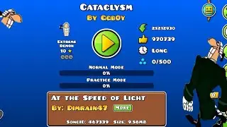 Доктор Ливси проходит CATACLYSM в geometry dash(Dr. livesey passes CATACLYSM in geometry dash)