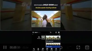 🔥Super easy DOLLY ZOOM effect📹🔭 